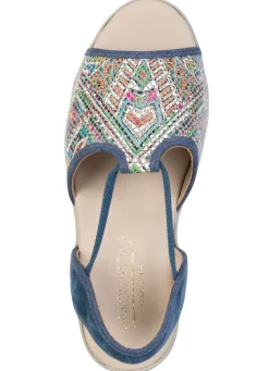 Sommerliche Damen-Sandalen, Weite G, mit Elastikbändchen