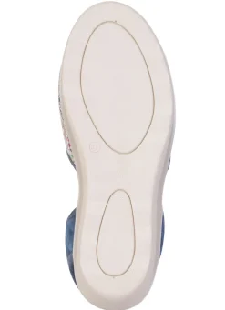 Sommerliche Damen-Sandalen, Weite G, mit Elastikbändchen