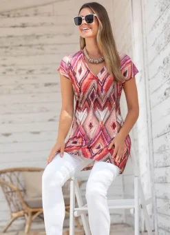 Sommerliche Shirt-Tunika