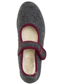 Spangenschuh aus weichem Filz