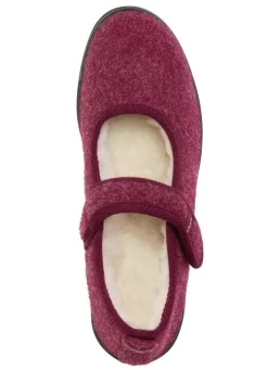 Spangenschuh aus weichem Filz