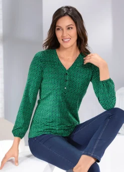 Sportives Shirt mit Biesenzier