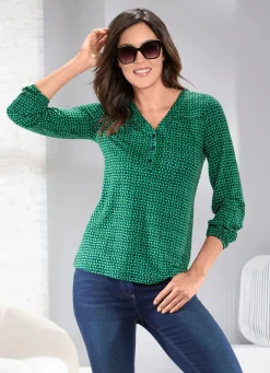 Sportives Shirt mit Biesenzier