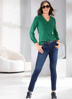 Sportives Shirt mit Biesenzier