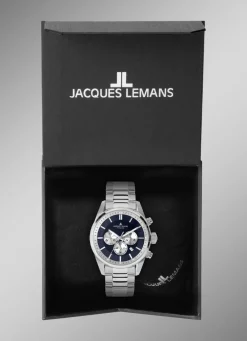 Sportliche Herrenuhr aus massiv Edelstah