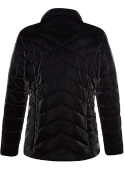 Steppjacke in Metallic-Optik