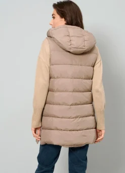 Steppweste mit 2-Wege-Reißverschluss