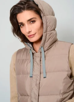 Steppweste mit 2-Wege-Reißverschluss