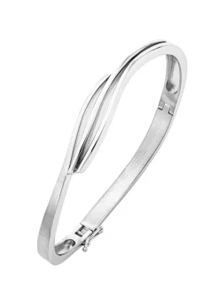 Stilvoller Armreif, glänzend/mattiert