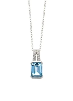 Strahlende Eleganz: Anhänger mit Ankerkette