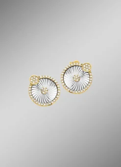 Strahlende Eleganz: Ohrstecker mit 86 Diamanten