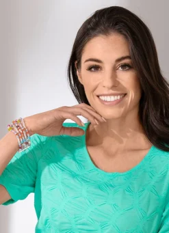 Stretch-Armband mit Süßwasser-Zuchpterlen