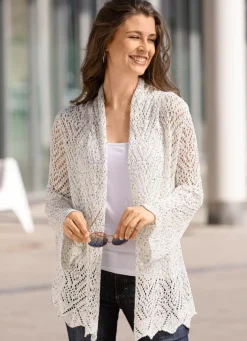 Strickjacke aus Paillettengarn