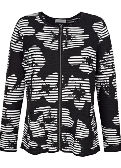 Strickjacke in Feinstrick