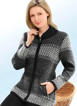 Strickjacke in Garnmix