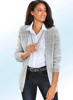 Strickjacke in superfeiner Qualität mit Alpaka