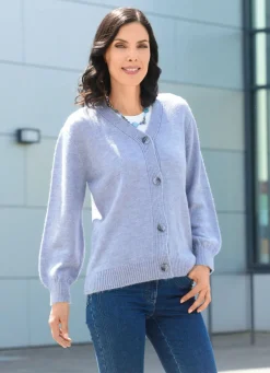 Strickjacke mit flauschig weichem Griff