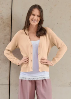 Strickjacke mit supersoftem Griff