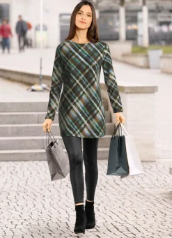 Strick-Tunika in Feinstrick