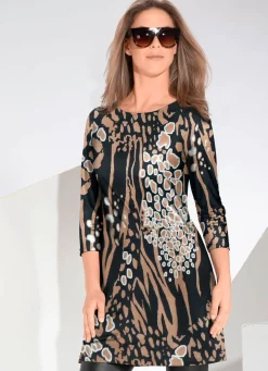 Strick-Tunika in Feinstrick