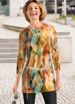 Strick-Tunika in Feinstrick