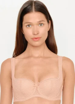 Susa Dirndl-BH mit floraler Elastikspitze im Vorderteil