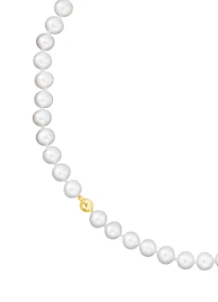 Süßwasser-Zuchtperlkette mit Kugelschließe