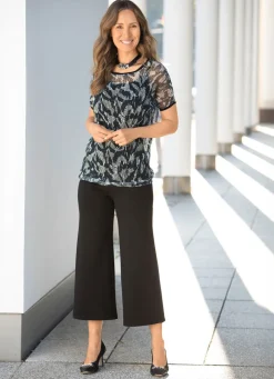 2-teiliges Set mit rundem Halsausschnitt