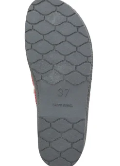 Textil-Pantoffel mit schöner Stickerei