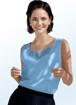 Top mit Plauener Spitze