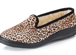 Trendige Damen-Hausschuhe, Weite H, mit Wolle