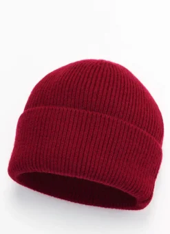 Trendige Damen-Mütze, mit breitem Umschlag