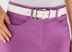 Trendiger Damen-Gürtel aus Leder, 3,5 cm breit