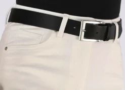 Trendiger Damen-Gürtel aus Leder, 3,5 cm breit