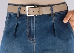 Trendiger Damen-Gürtel aus Leder, 3,5 cm breit