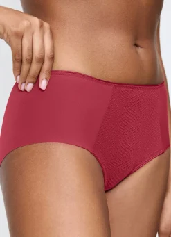 Triumph Slip mit Jacquardeinsatz im Vorderteil