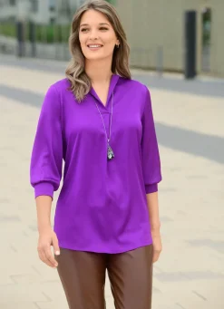 Tunika mit aparter Ausschnittlösung