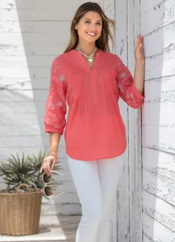 Tunika mit Biesenzier