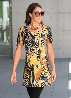 Tunika mit Faltenlegung