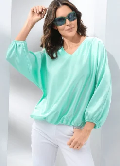 Tunika mit Fledermausärmeln