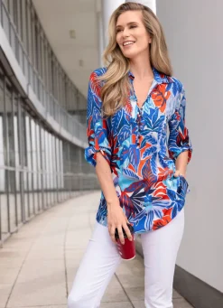 Tunika mit Floraldessin