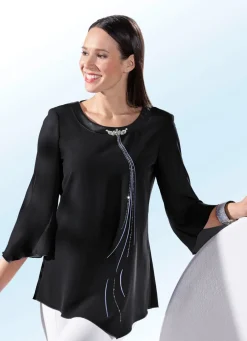 Tunika mit glänzenden Schmucksteinen