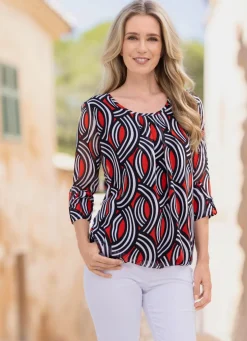 Tunika mit interessantem Dessin