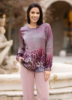 Tunika mit Leo-Print