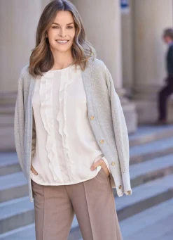 Tunika mit Stufen-Volants