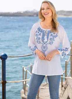 Tunika mit toller Stickerei