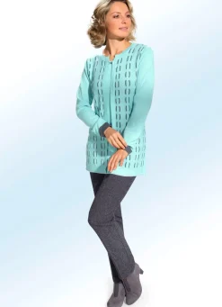 Tweedhose in bequemer Schlupfform