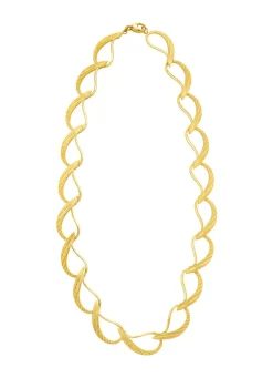 Vergoldete Halskette aus Silber