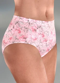 Viererpack Slip mit Floraldruck