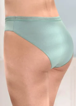 Viererpack Slips mit dekorativem Elastikbund